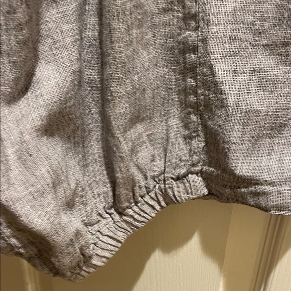 Cut loose Gray/purple Women's Linen Dress XL - Picture 4 of 4